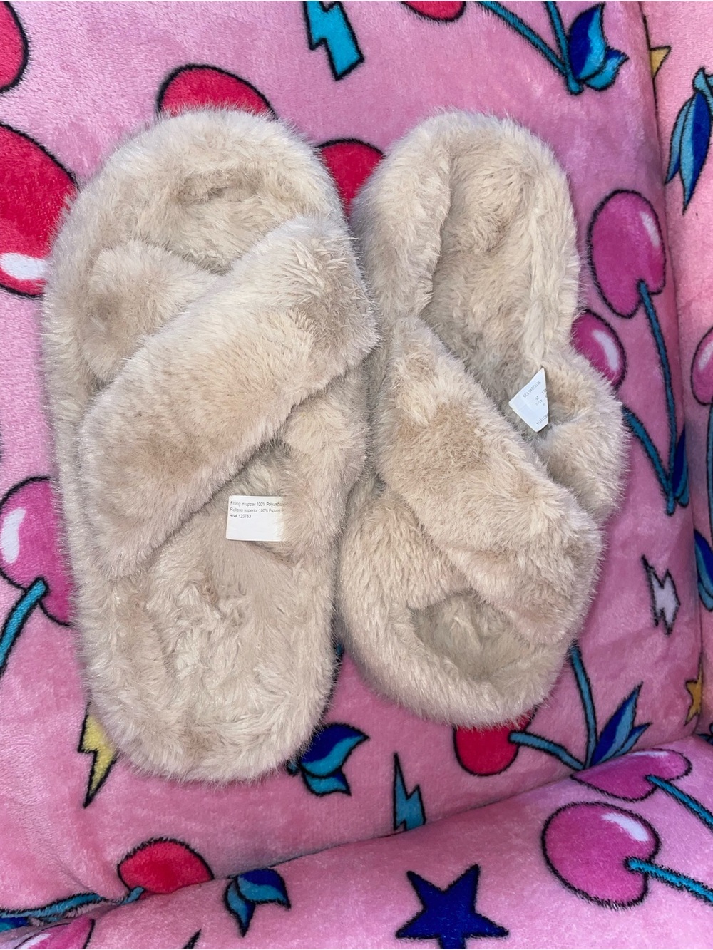 3/$25 Plush Platform Slippers
